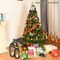Costway 5Ft/6Ft/7Ft/8Ft Artificial PVC Christmas Tree W/Stand Holiday Season Indoor Outdoor Green